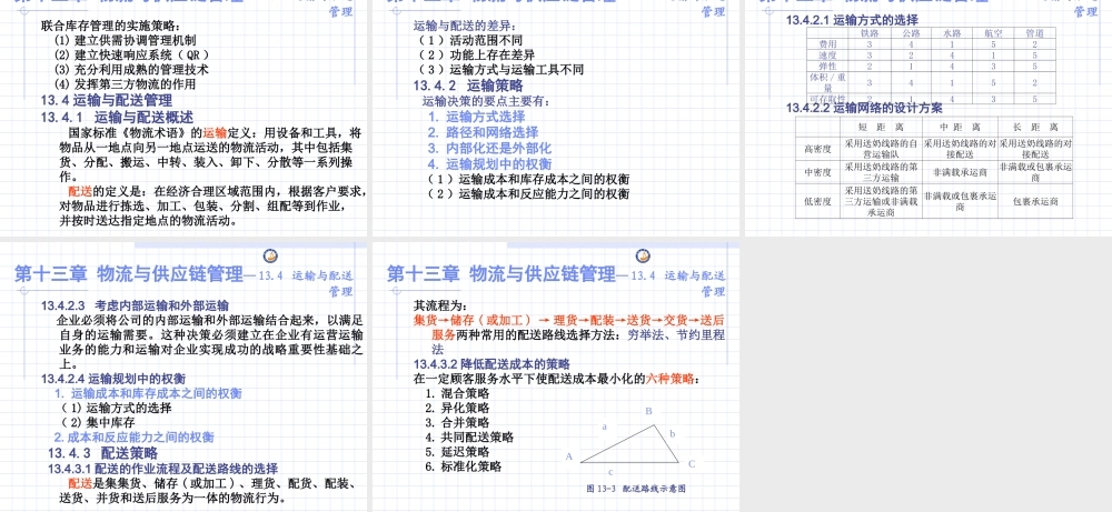 第13章 物流与供应链.ppt