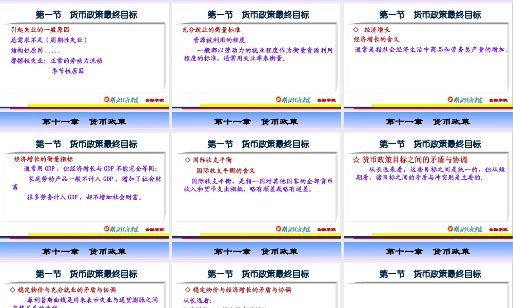 11第十一章货币政策.ppt