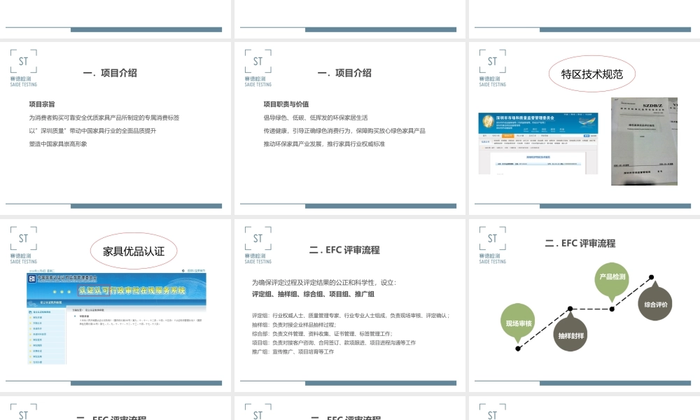 家具绿色优品项目.ppt