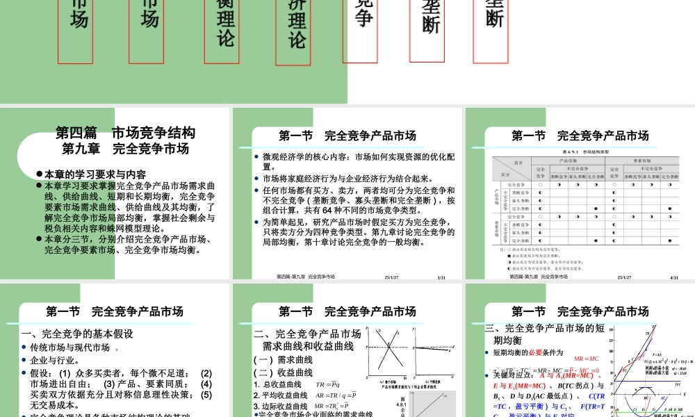 第四篇-第九章完全竞争市场.ppt