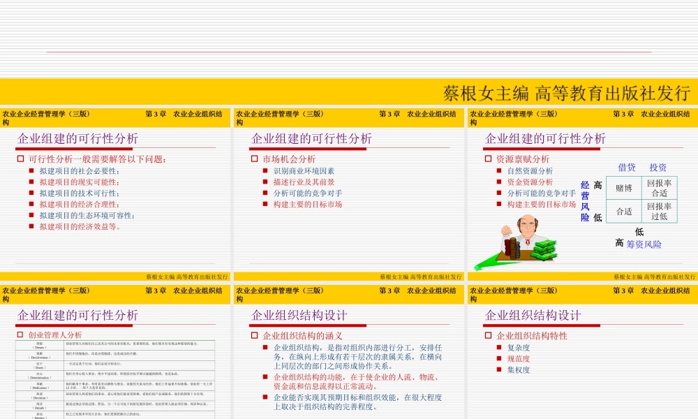 第03章 农业企业组织结构.ppt