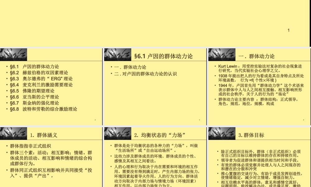 第04章 群体动力与激励理论.ppt