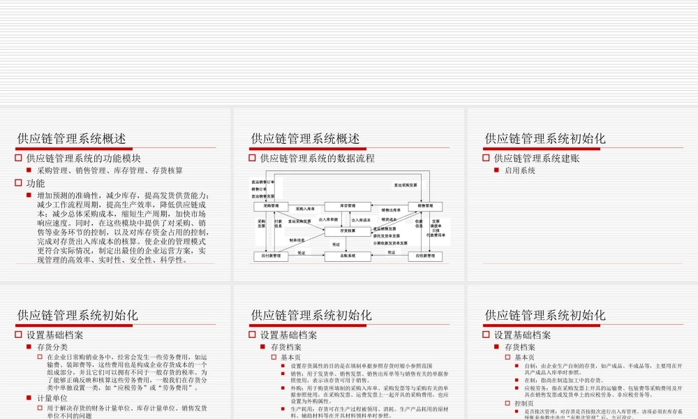 第09章 购销存系统初始化.ppt