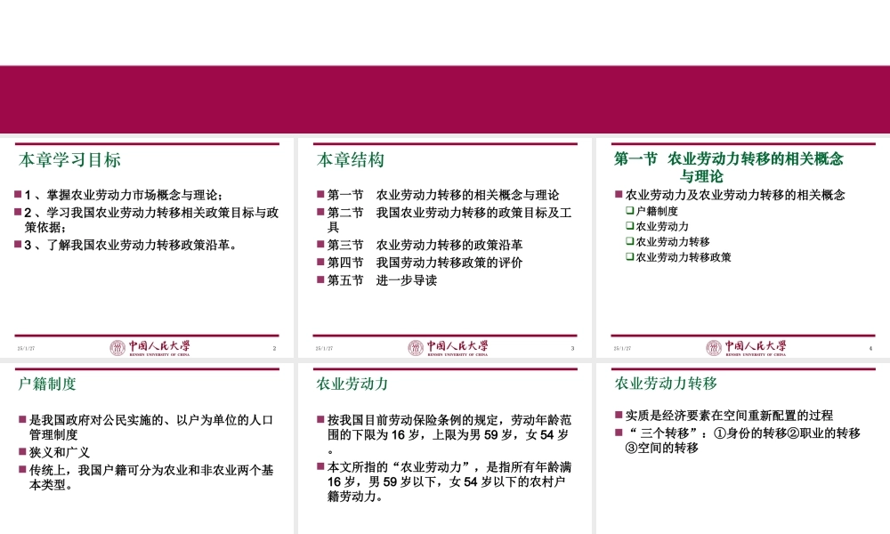 第10章 农业劳动力转移政策.ppt