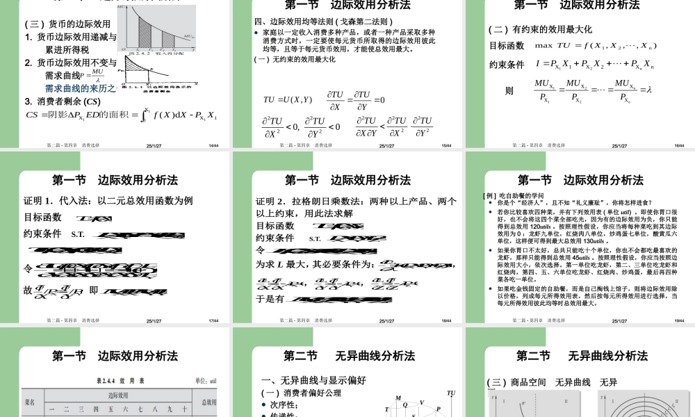 第二篇-第四章 消费选择.ppt
