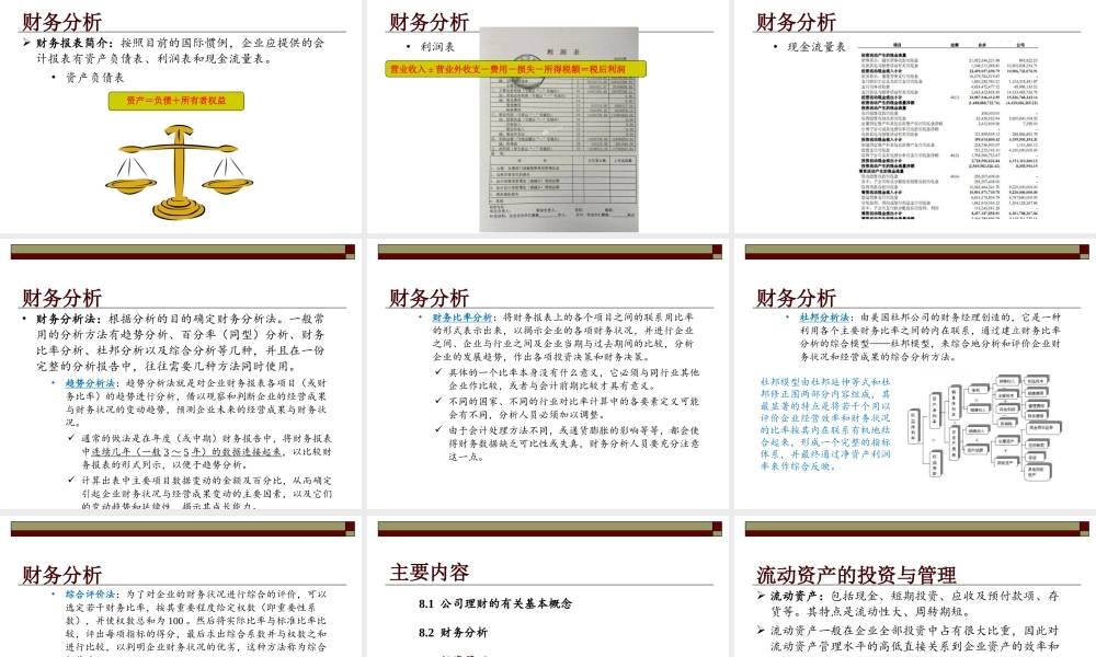 8 公司理财.ppt