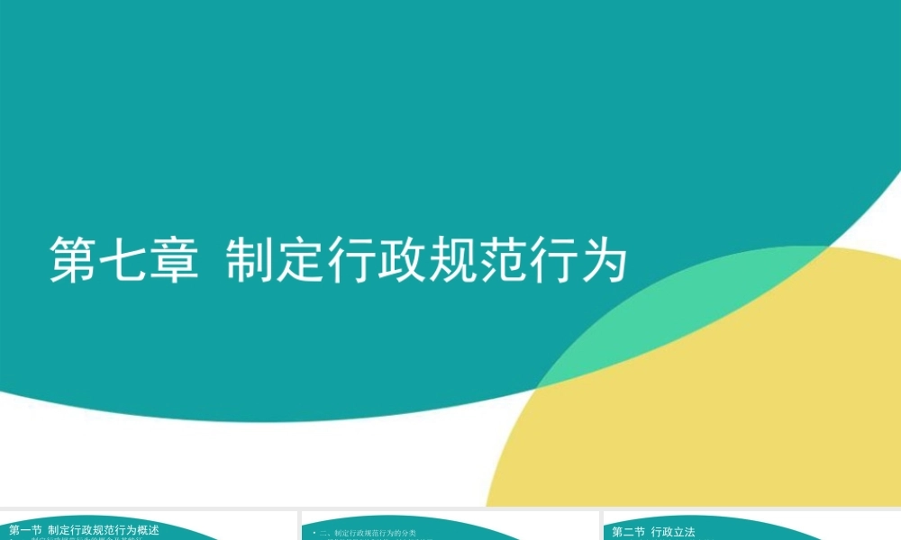 07 第七章 制定行政行为规范.ppt