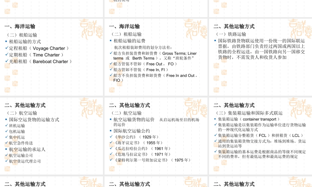 14 国际贸易的货物运输.ppt