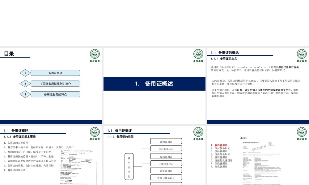 13第十三章-备用证.ppt