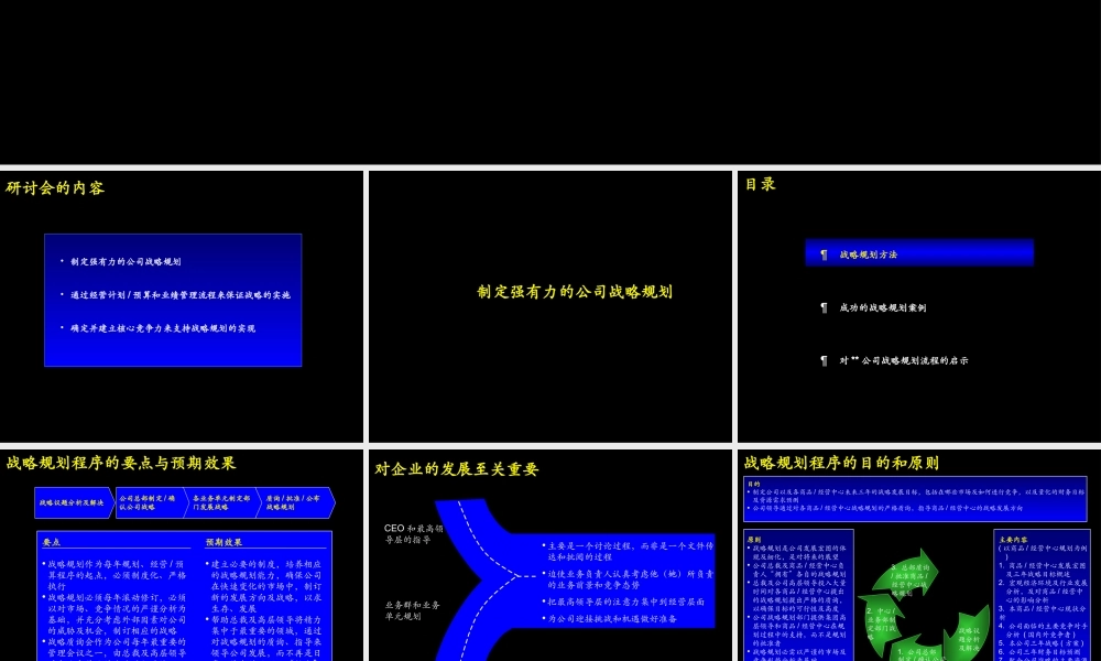 麦肯锡战略分析模板(1).ppt