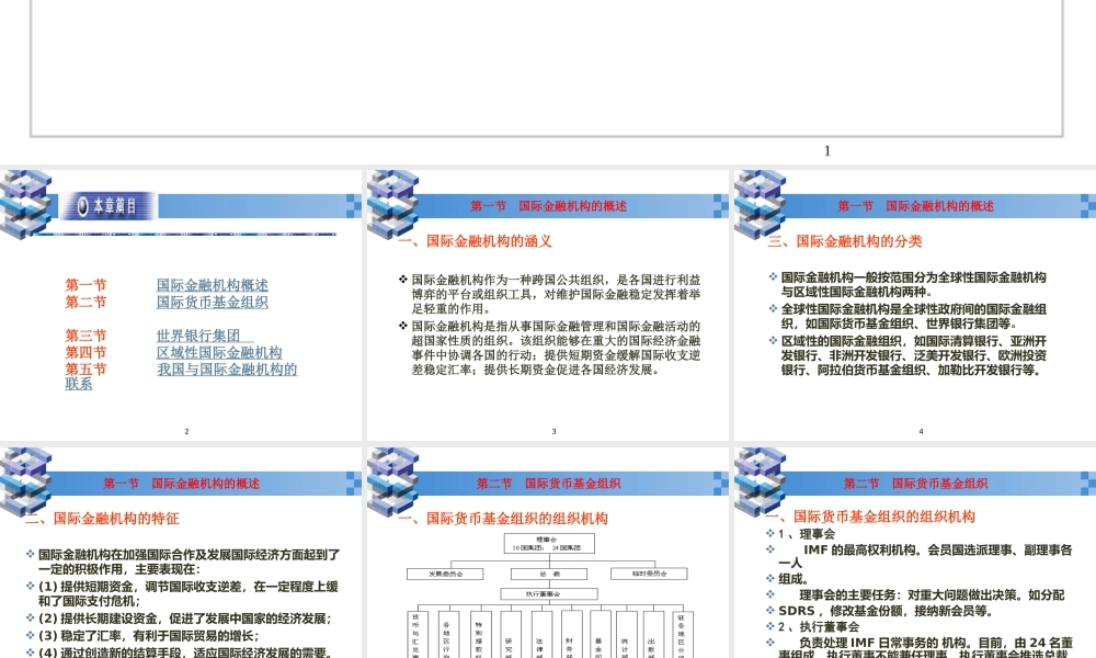 ch12国际金融机构.ppt
