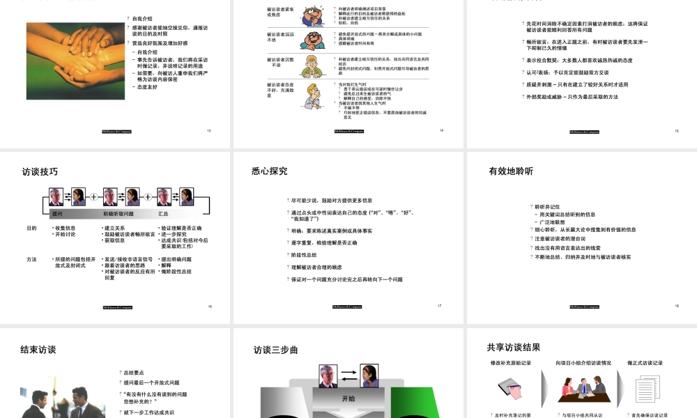 麦肯锡——访谈技巧.ppt