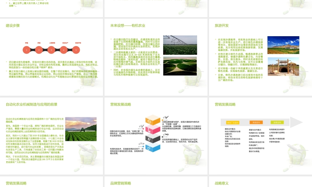 沙漠农业计划书.ppt