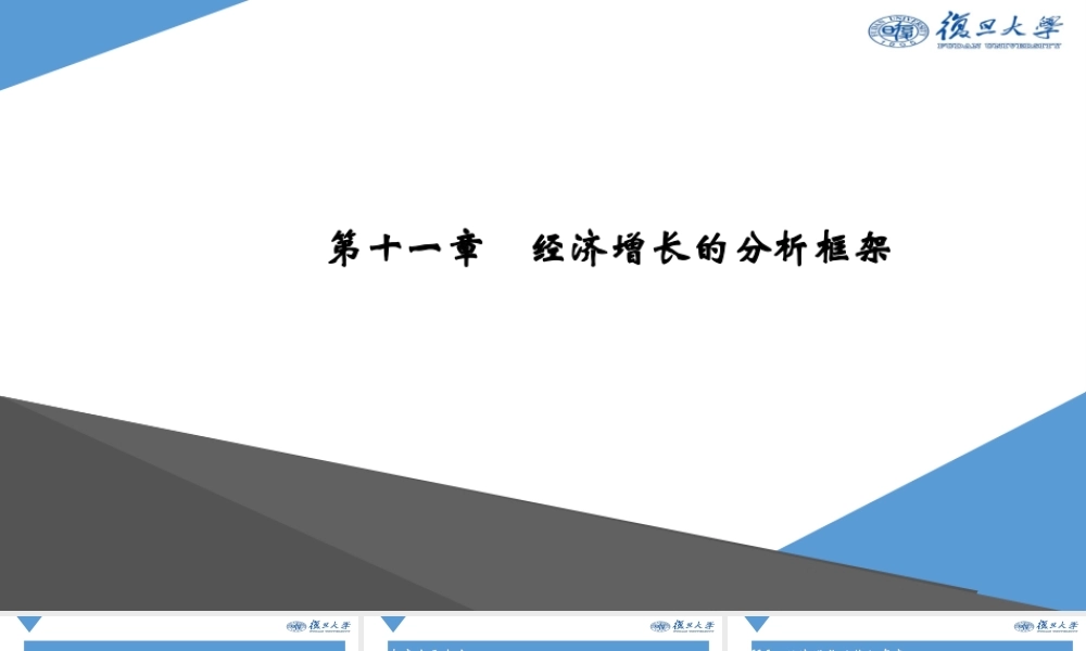 Ch11 经济增长的分析框架.pptx