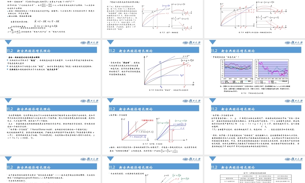 Ch11 经济增长的分析框架.pptx