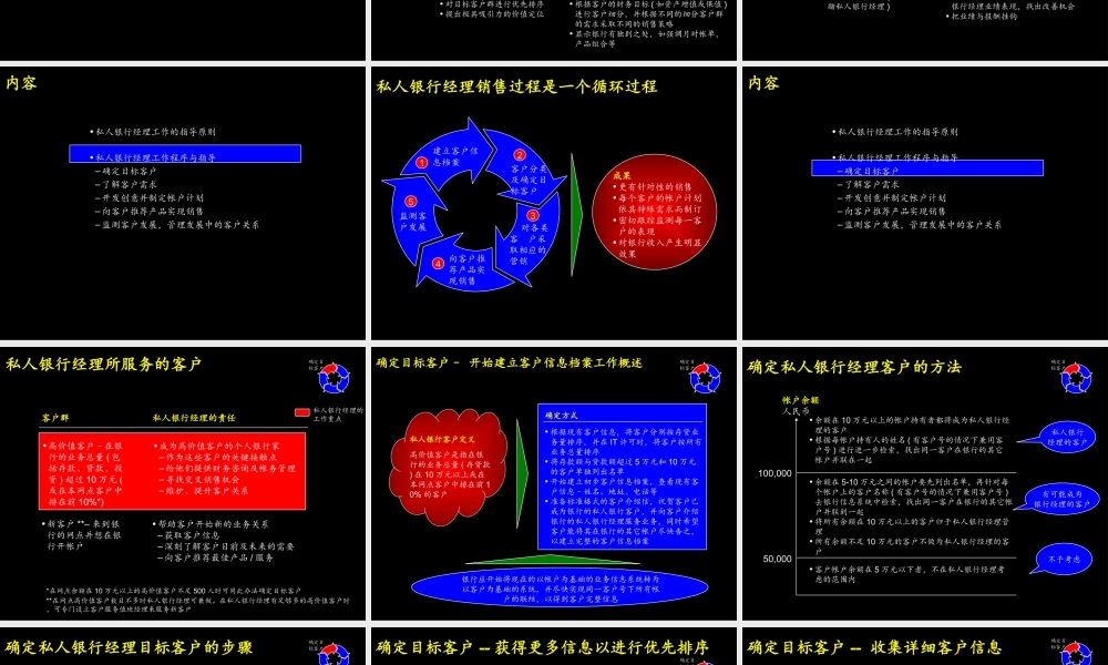麦肯锡 中信实业银行私人银行经理(1).PPT
