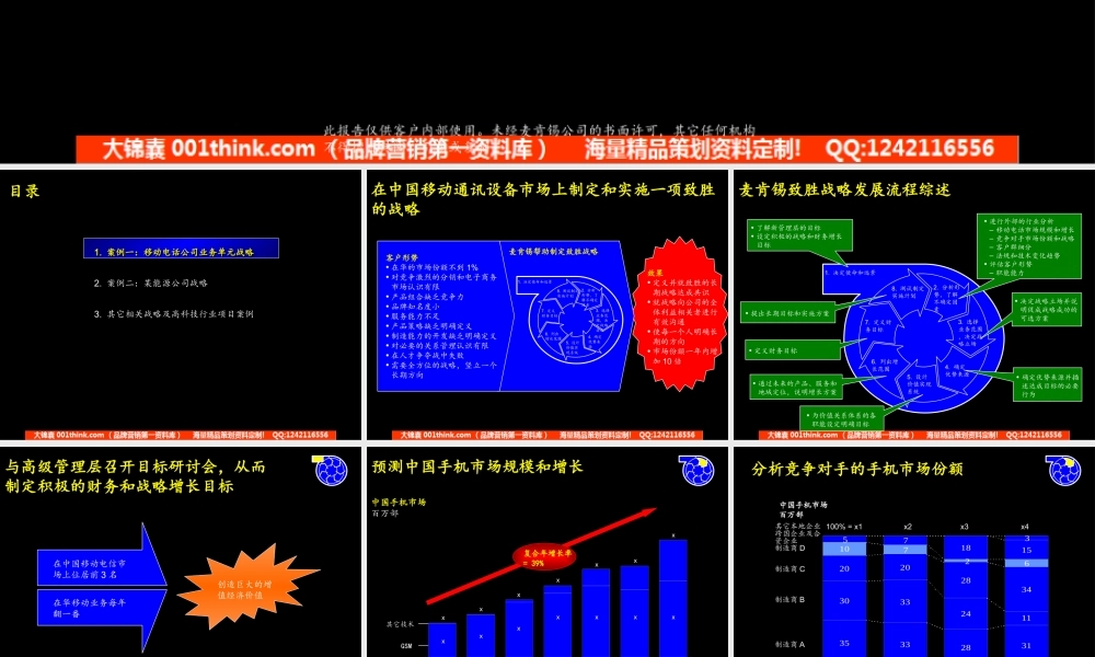 麦肯锡战略咨询经验(1).ppt