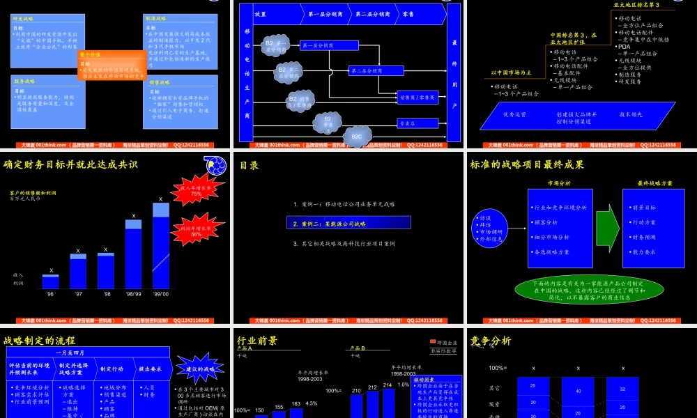 麦肯锡战略咨询经验(1).ppt