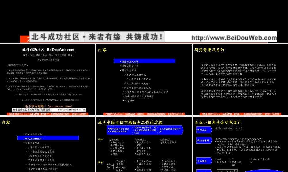 麦肯锡 中国电信产品与服务市场细(3).ppt