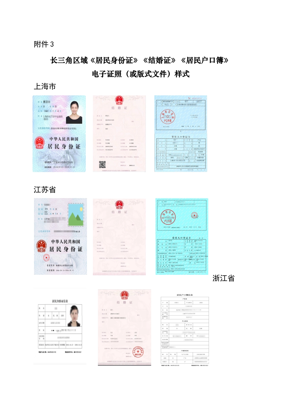 上海-附件长三角区域《居民身份证》《结婚证》《居民户口簿》电子证照（或版式文件）样式.doc_第1页