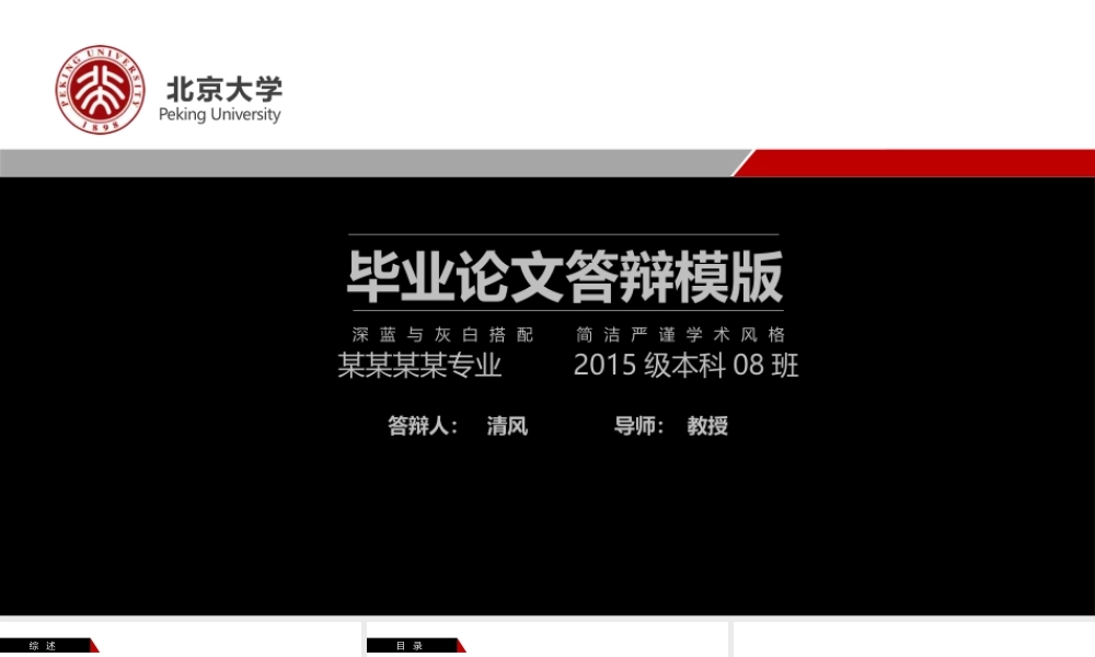 深蓝与灰白搭配简洁严谨学术风格论文答辩PPT——亮亮图文旗舰店.pptx