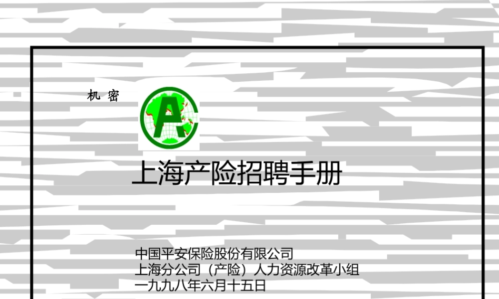 上海产险招聘手册.ppt
