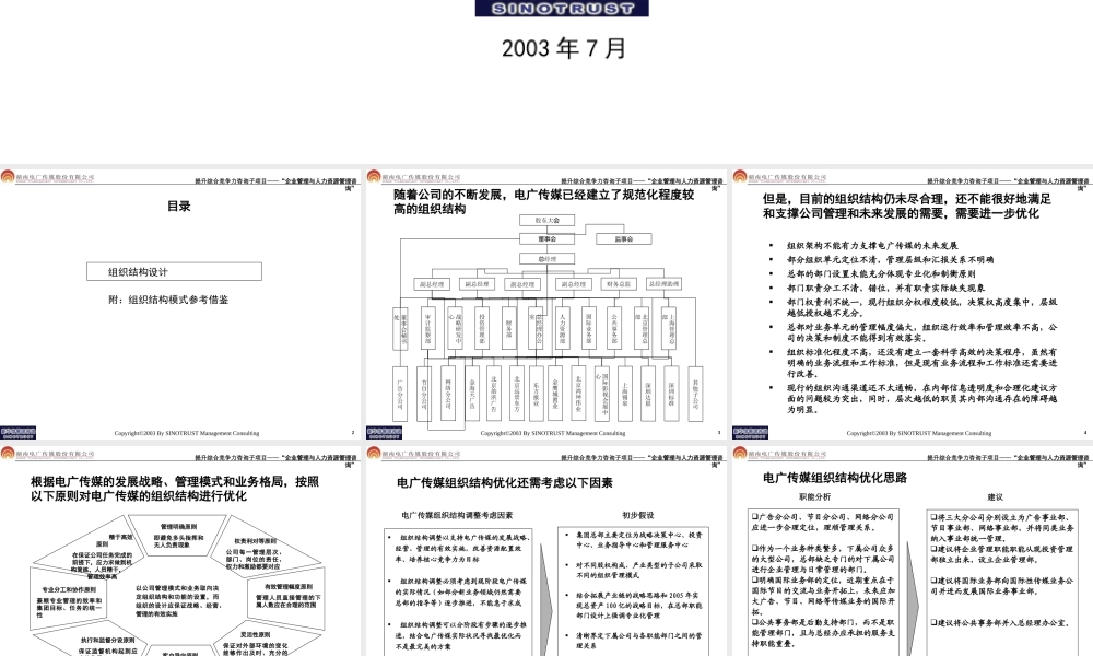 新华信 - 电广传媒组织结构设计.ppt