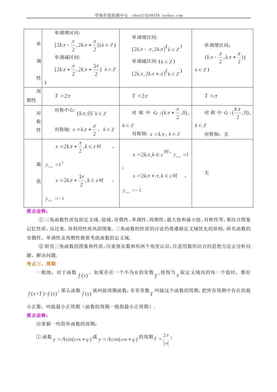 知识讲解_三角函数的图象和性质_提高(1).doc_第2页