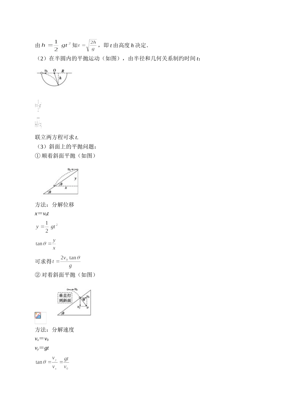重难点04 平抛运动与圆周运动（学生版）2022年高考物理【热点·重点·难点】专练（全国通用）.doc_第2页