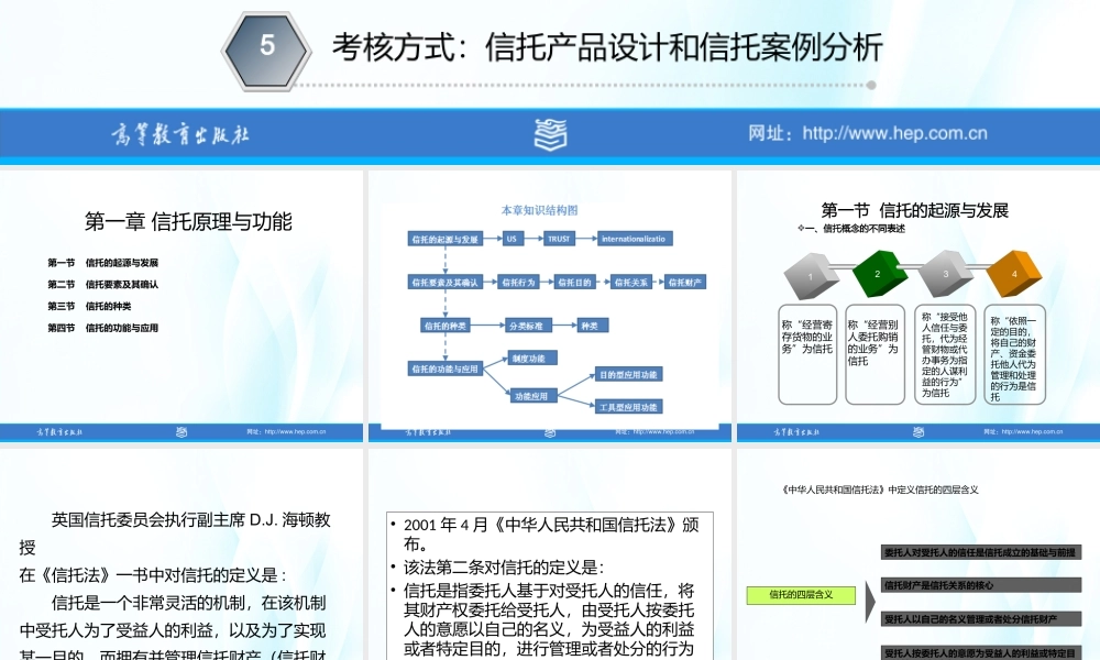 01第一章 信托原理与功能.ppt