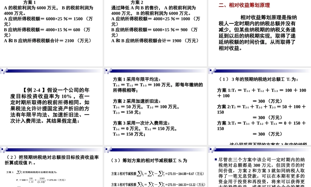 第02章 税务筹划的基本原理.ppt