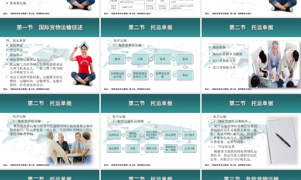 第4章 出口货物托运单证.ppt