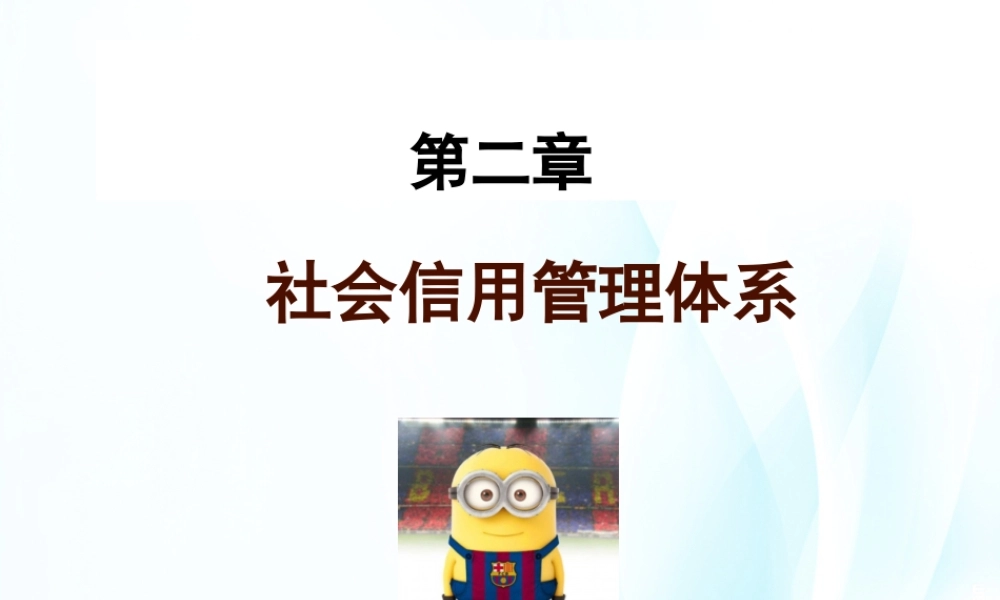 第02章社会信用管理体系.ppt