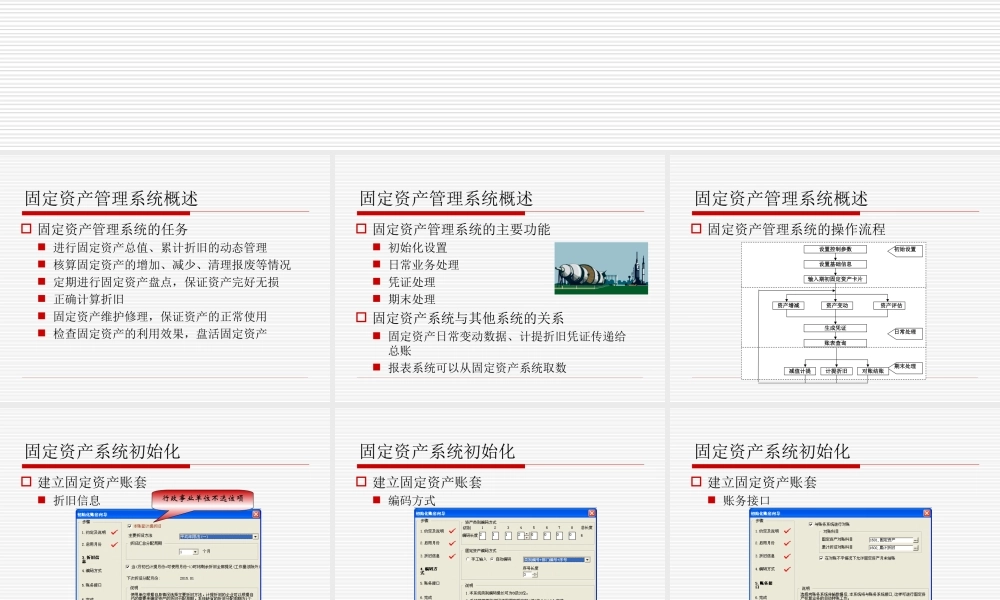第07章 固定资产管理系统.ppt
