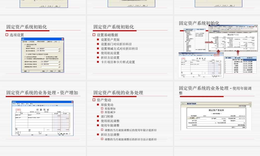 第07章 固定资产管理系统.ppt