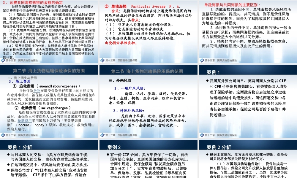 第13章国际货物运输保险.ppt