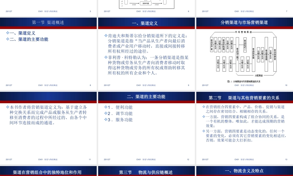 渠道与物流管理Ch1.ppt