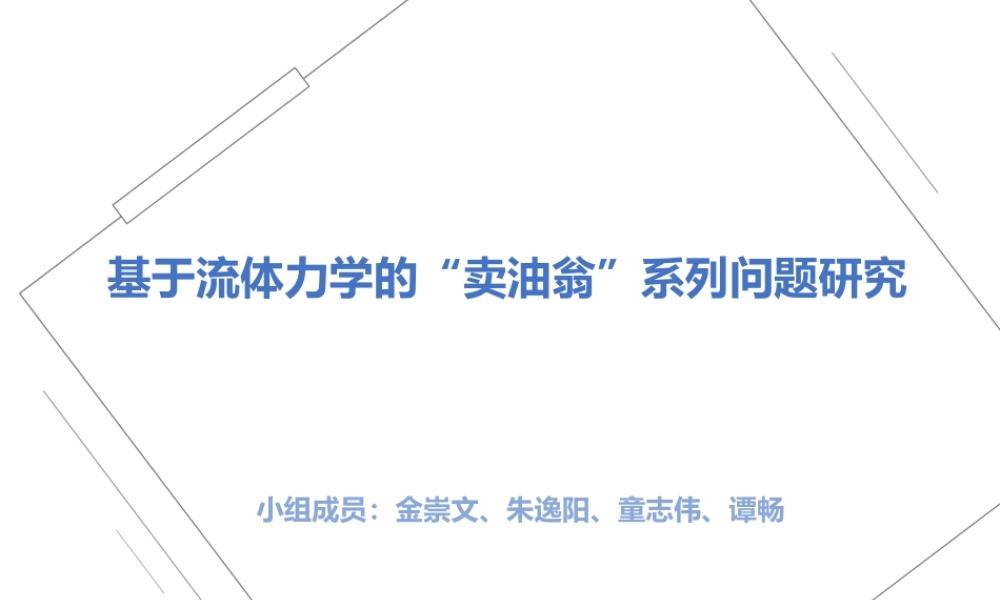 流体力学大作业.pptx
