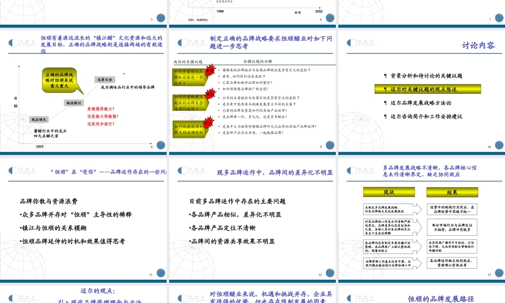 迈尔咨询-恒顺醋业品牌发展战略项目建议书.ppt