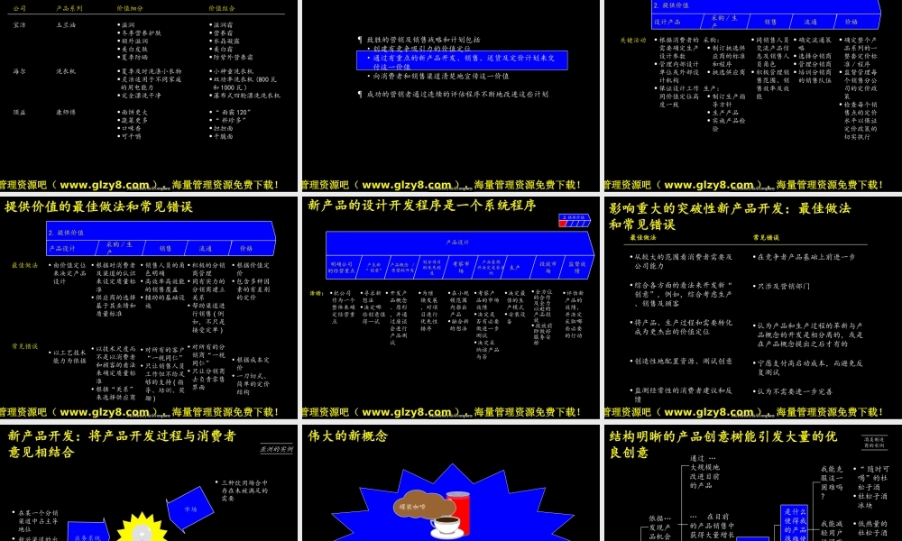 麦肯锡市场营销战略全套分析模型.ppt