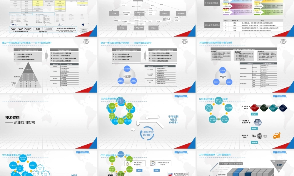 某大型集团企业IT信息化（管理架构、应用架构、技术架构）战略规划.pptx