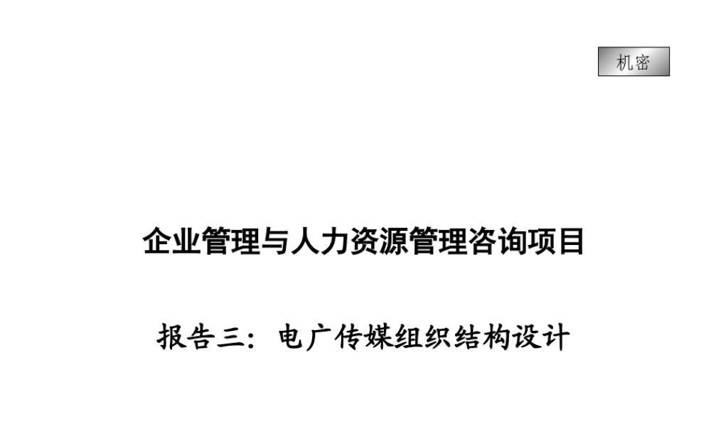 企业管理与人力资源管理咨询项目.ppt