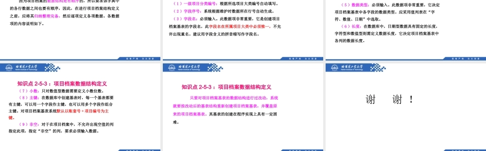 (039)2.5.3：项目档案数据结构定义.pptx