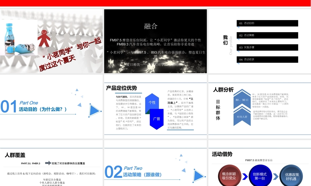 统一“小茗同学茶饮”电台活动策划.ppt