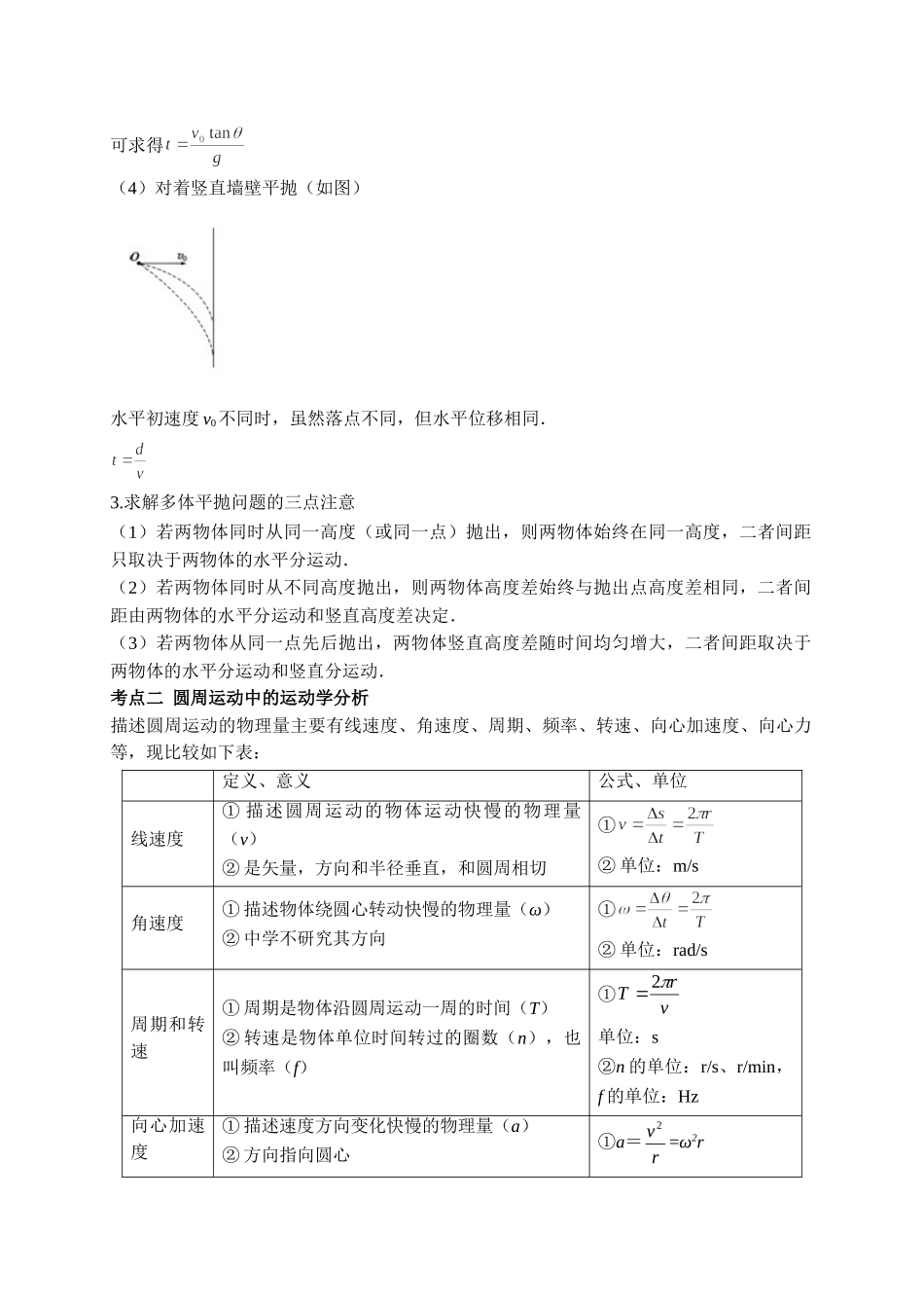 重难点04 平抛运动与圆周运动（教师版含解析）2022年高考物理【热点·重点·难点】专练（全国通用）.doc_第3页
