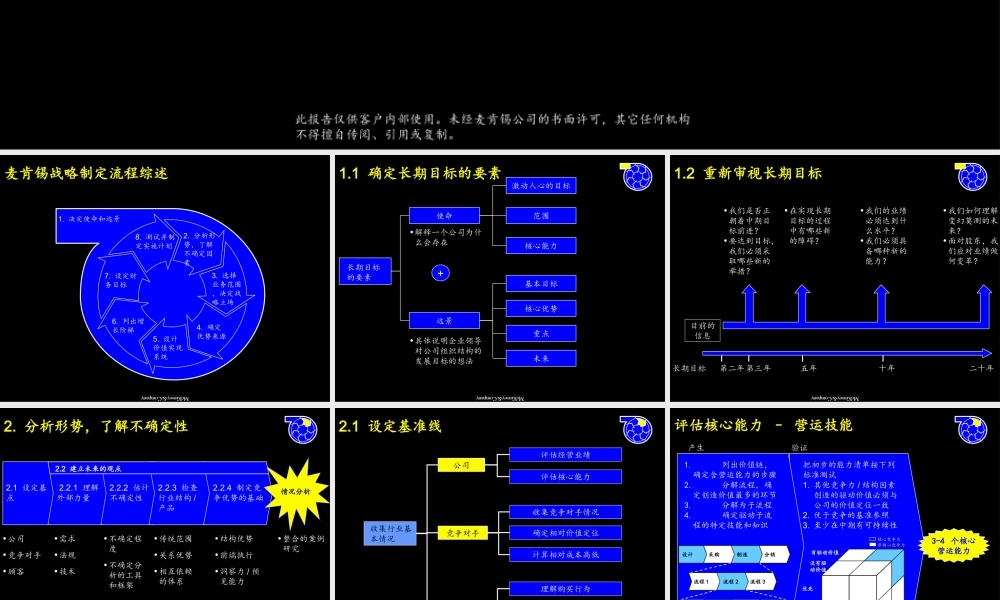 麦肯锡战略制定流程（ppt 25）.ppt