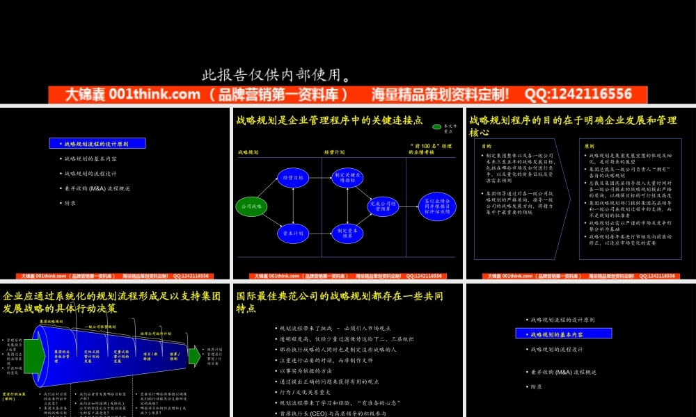 麦肯锡-战略管理方法和流程.ppt