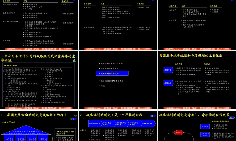麦肯锡-战略管理方法和流程.ppt