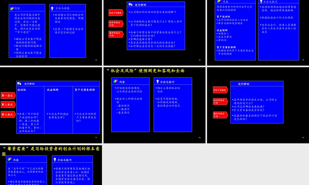 商业计划书中的十大要素.ppt