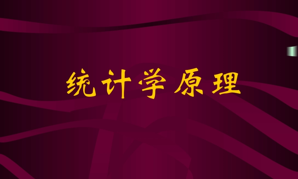 45142 统计学原理（第二版） 苏继伟.ppt